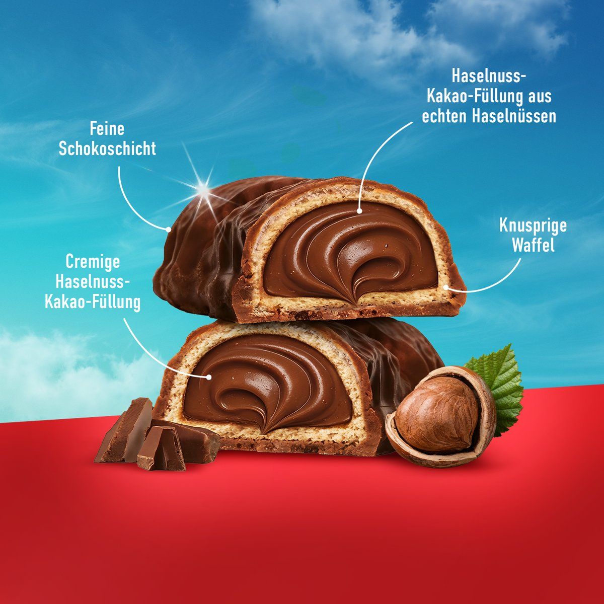 More Nutrition Cibi & Specialità: 2x More Protein Wafer Bar Box – Nuovo e nell'imballaggio originale da Adliswil venduto da Vimovi 1