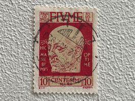 Alte Briefmarke: Posta di Fiume
