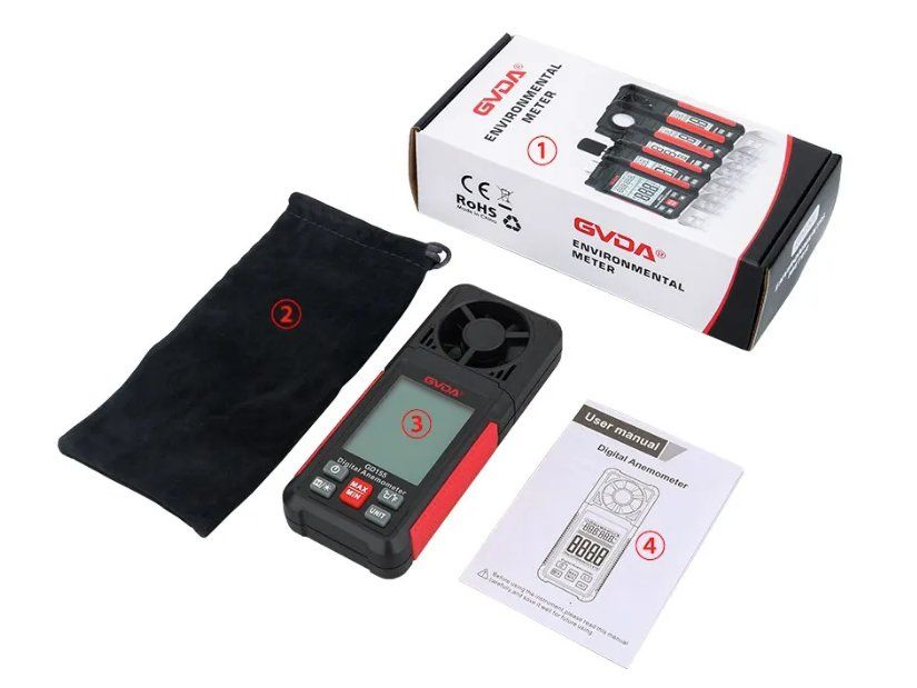 Messen: Digitaler Anemometer / Windmesser – Neu und originalverpackt aus Châtelaine von topshop.switzerland 9