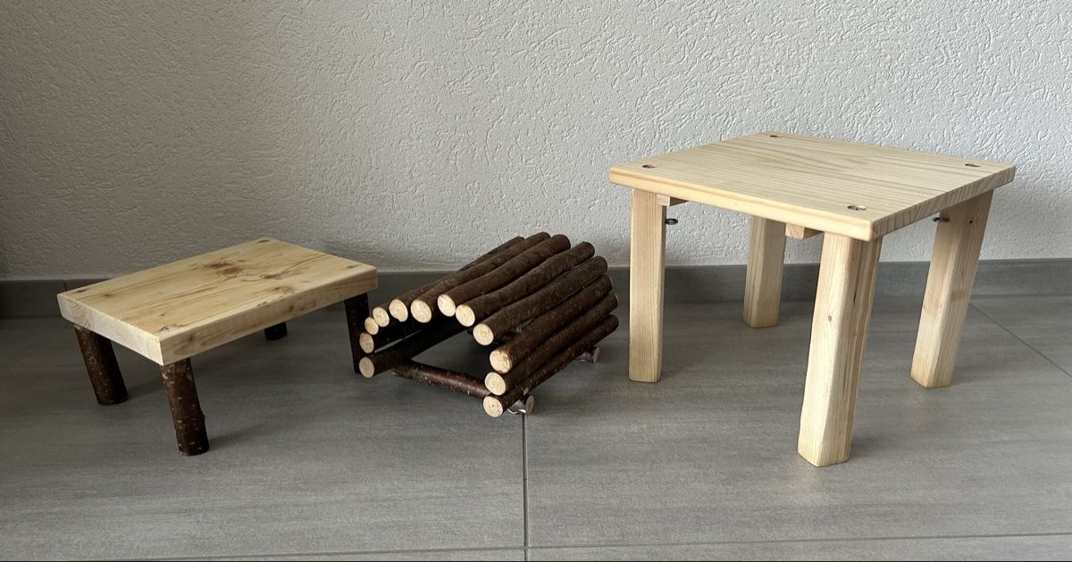 Käfige, Transport & Sicherheit: Selbstgebauter Meerschweinchenstall mit Plexiglasfront – Gebraucht aus Diegten von chesch.b 6