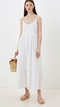 New white cotton dress size S