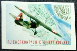 Soldatenmarken 2.WK, Flieger Kp 19, geschn, Wi Fl 107-2