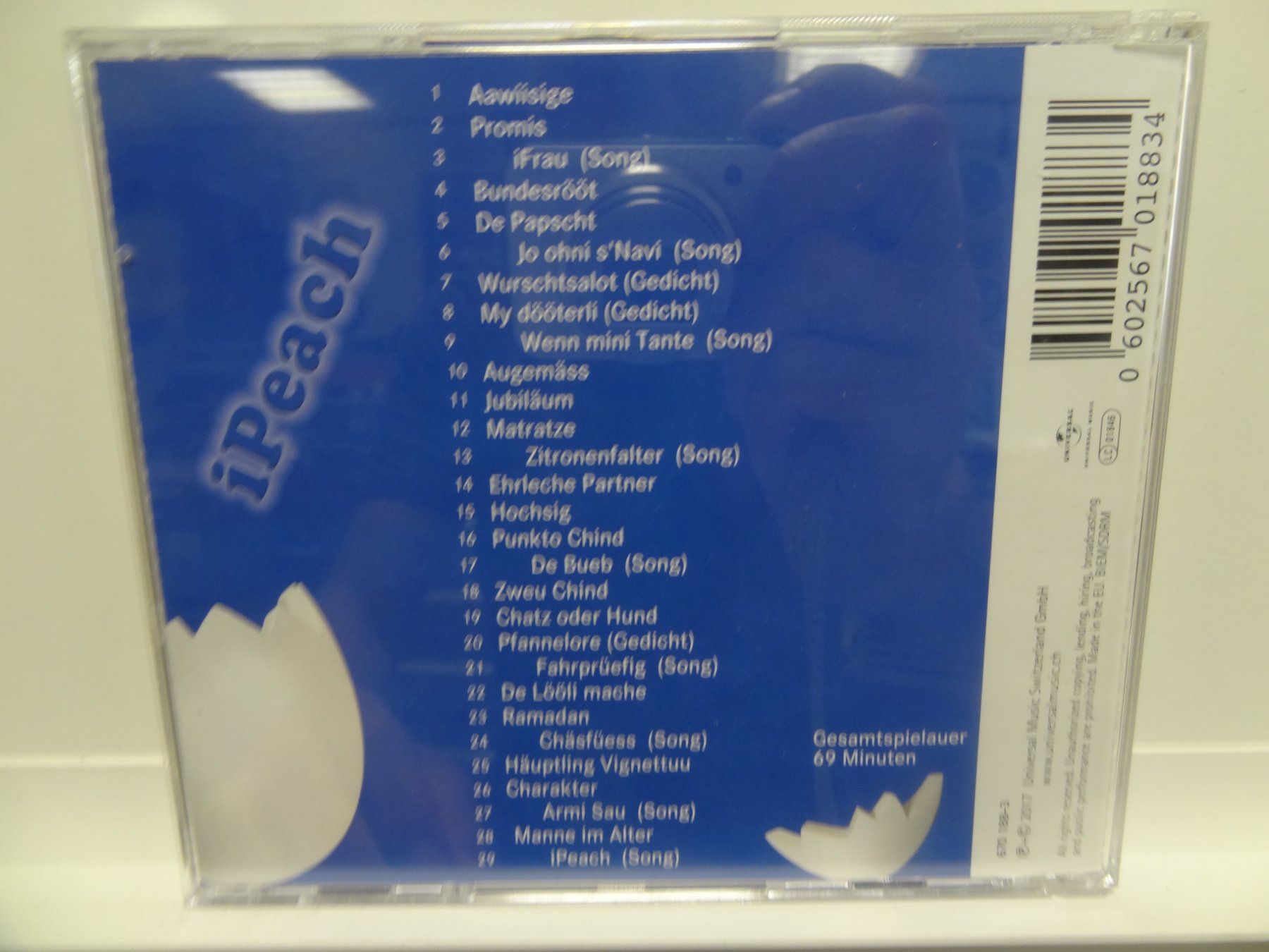 CDs: Peach Weber IPEACH – D'occasion à luzern par musicandart 1