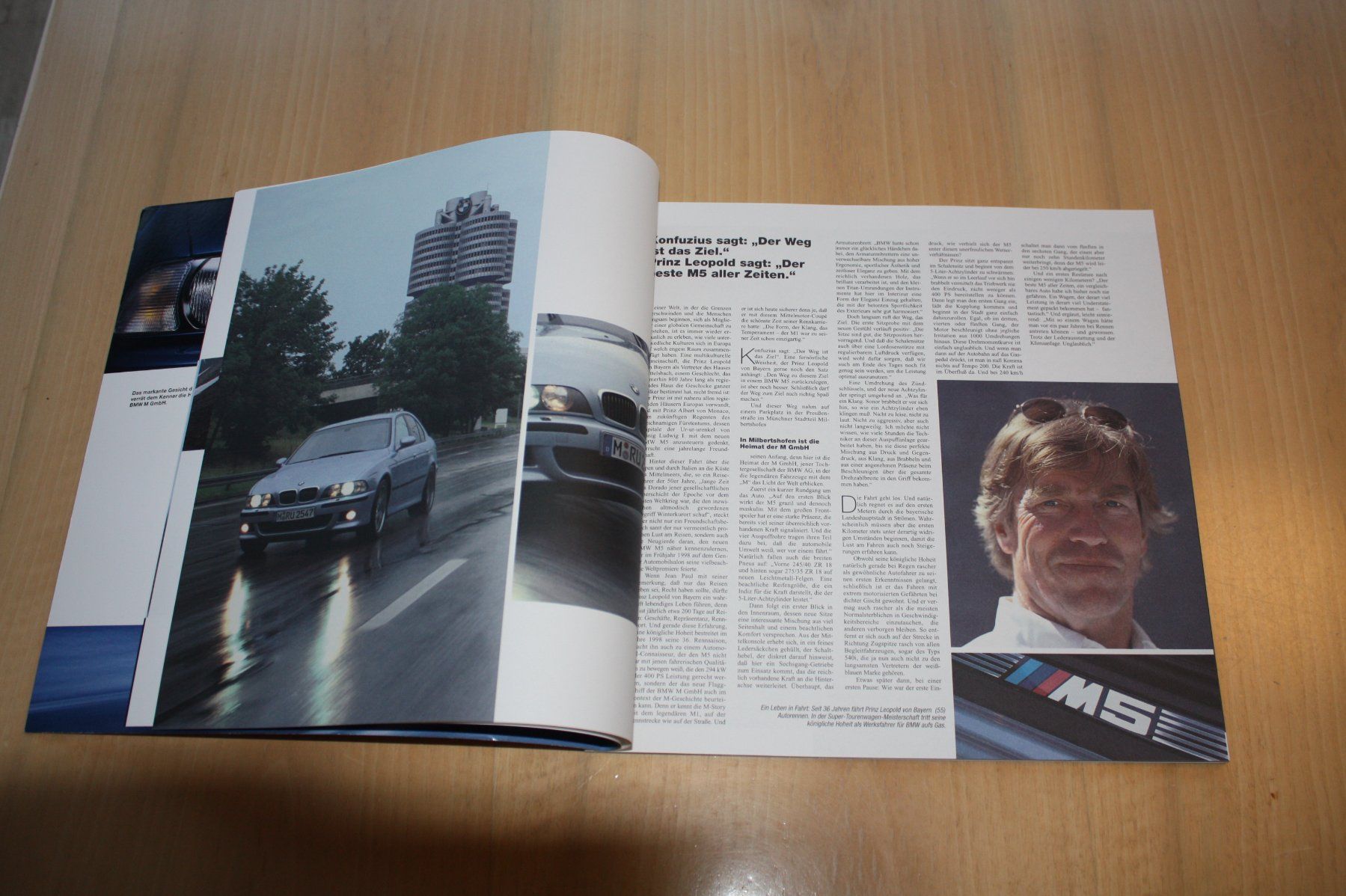 BMW Documenti: BMW M5 E 39 Prestige Prospekt 1998 – Usato da Wikon venduto da erwin400 3