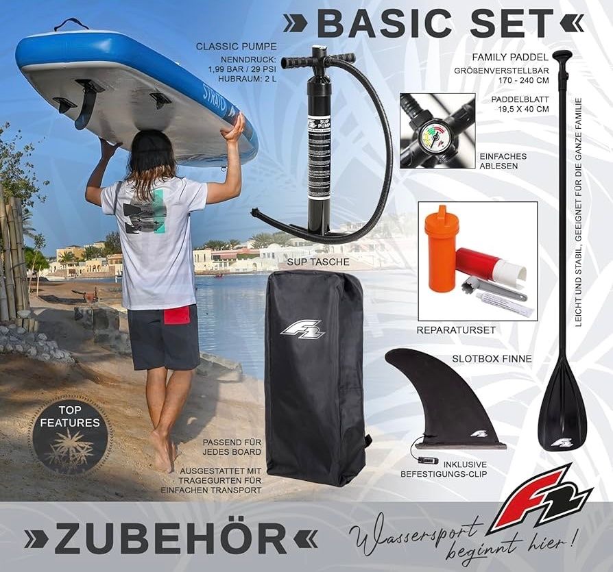 Tavole da surf e di nuoto: F2 SUP Stand Up Paddle Board Sector 10'5'' – Nuovo e nell'imballaggio originale da Ebnat-Kappel venduto da Molton 6