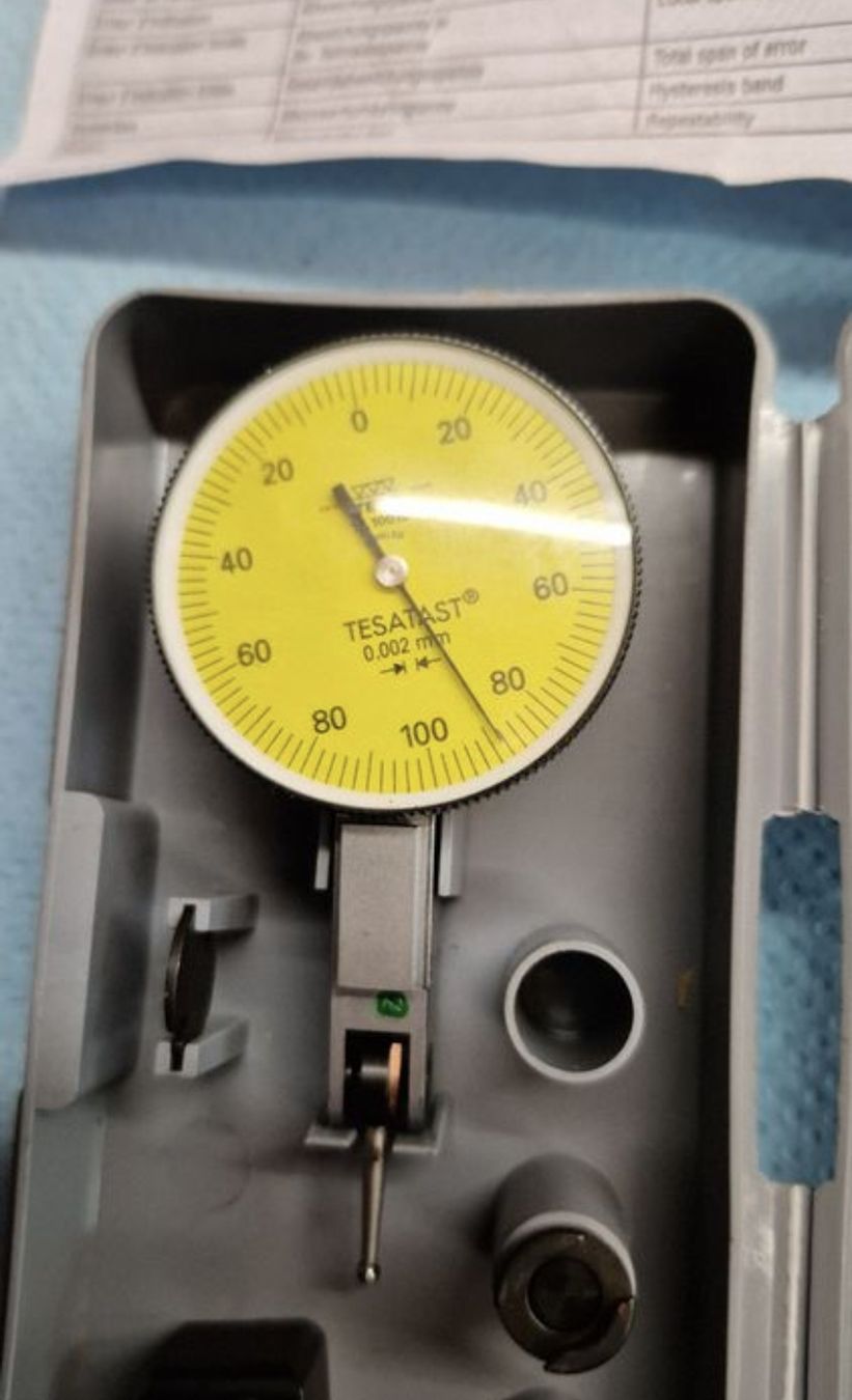 Tesa Misurare: Comparateur à levier TESA TEST, 0.002mm, complet, parfait! – Usato da Cousset venduto da maurerjohann 1