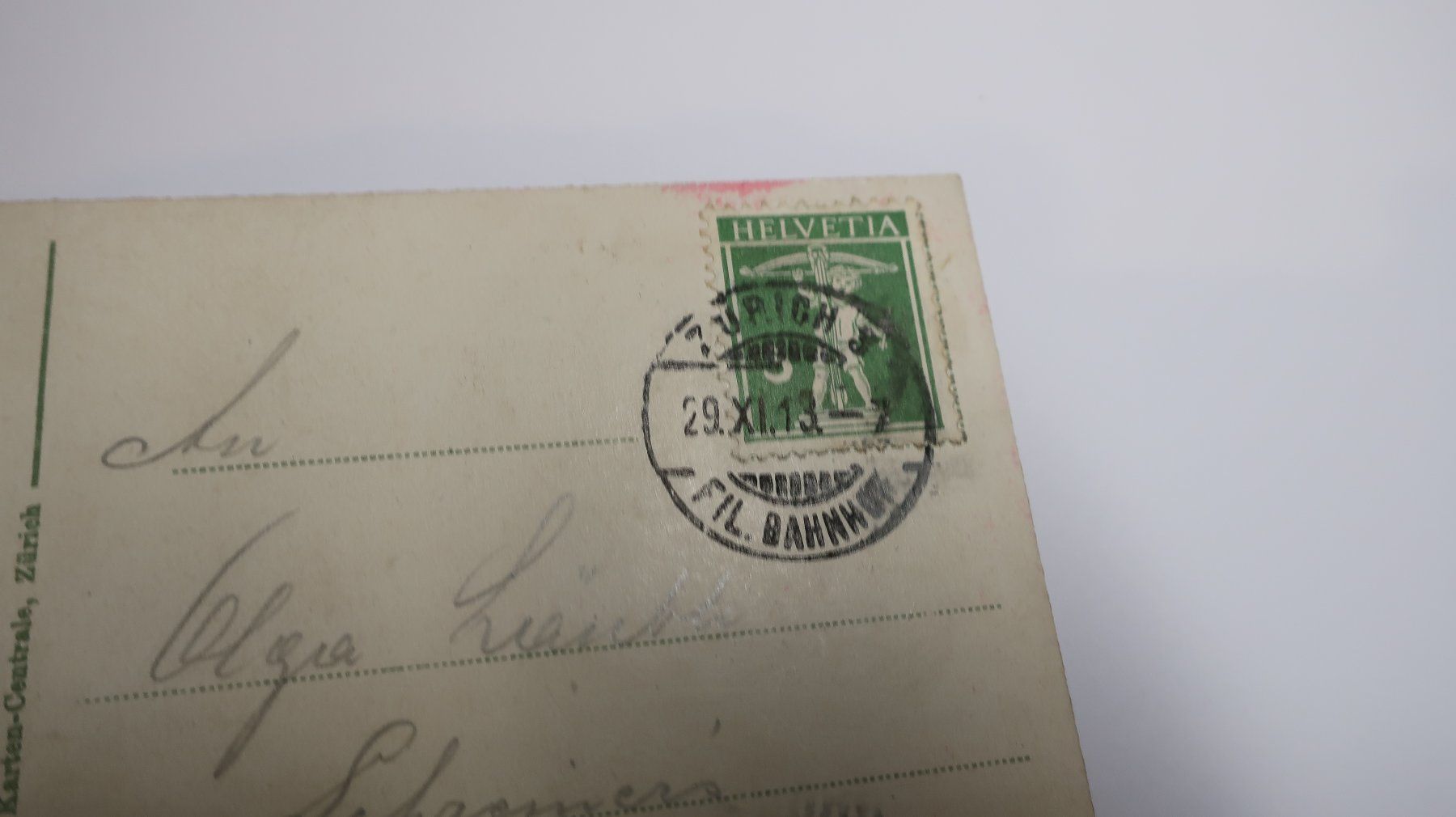 Cartoline postali: Am Zurichsee N°37  1913 – Usato da Cormoret venduto da Pascalll2001 3