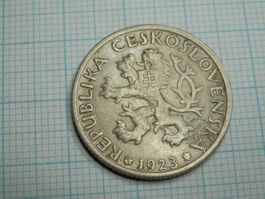 Tschechoslowakei 1 Krone, 1923
