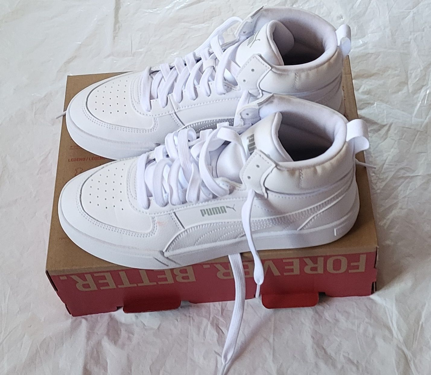 Puma Scarpe da uomo: Puma Caven Mid, blanches, taille 42.5, état  neuf – Nuovo (secondo la descrizione) da Niedergösgen venduto da Eva2410 3