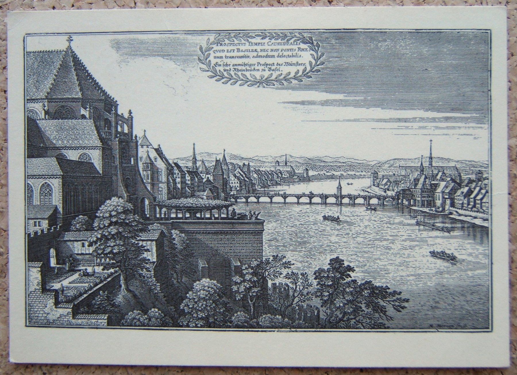 Alle Briefmarken: BILDPOSTKARTE TEMBAL 1983 BASEL – Gebraucht aus Brunnen von Nonne04