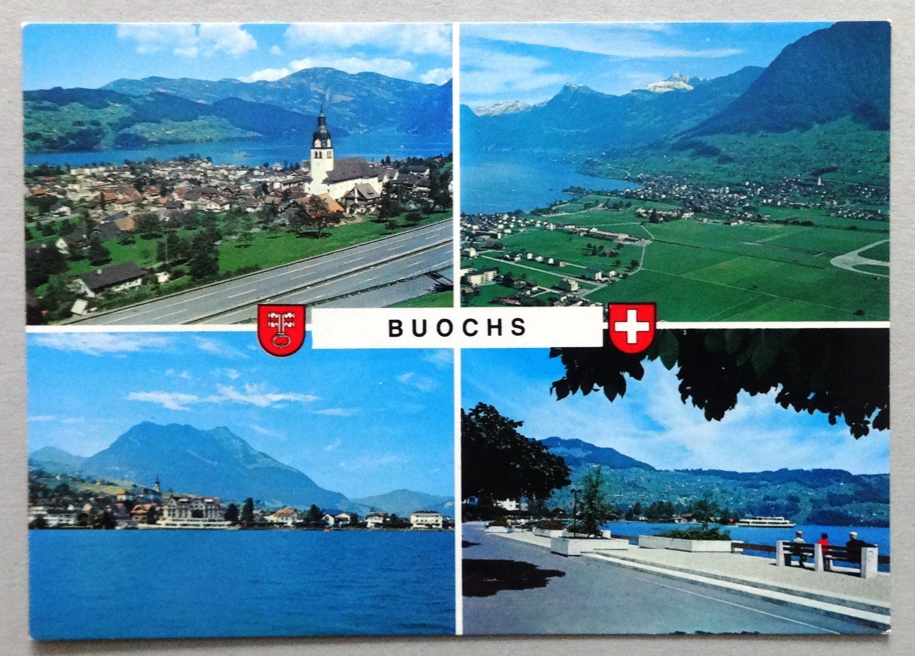 Cartoline postali: Buochs am Vierwaldstättersee – Usato da Fétigny venduto da Billy2miny