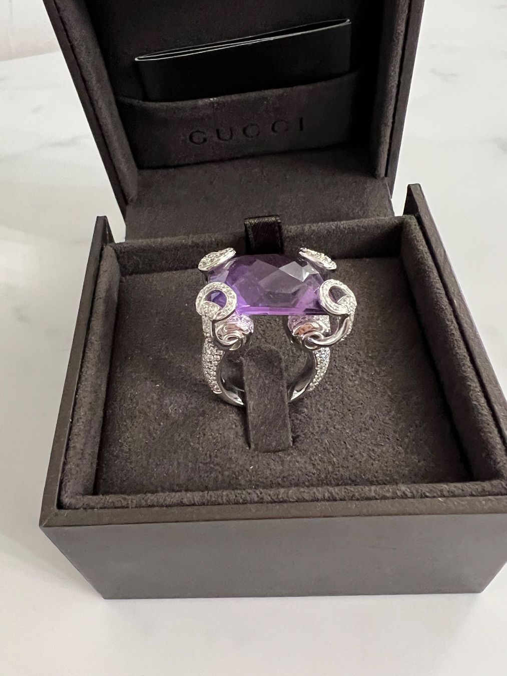Gucci Anelli: Bague Gucci Horsebit Cocktailring  taille 13 – Usato da Lutry venduto da roxypoxy 3