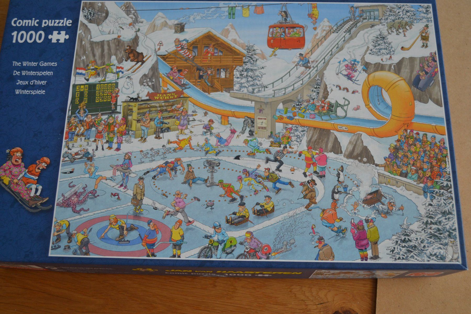 Puzzle: Puzzle 1000 Teile - Winterspiele – Usato da Kölliken venduto da Knorrli58 2