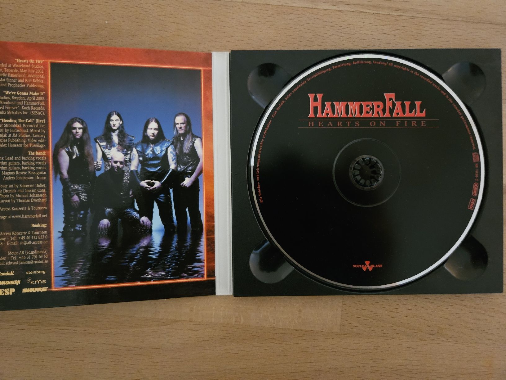 CDs: HammerFall Hearts on Fire CD – Gebraucht aus Wabern von AnaBern 1