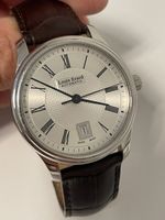 Herrenuhr Louis Erard Automatik 40mm Lederband mit Box