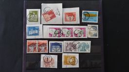 schönes Lot T-Stempel 12 Werte 177