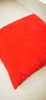 Schweizer Cord Kissen in Rot - Baumwolle - 45 x 45 cm