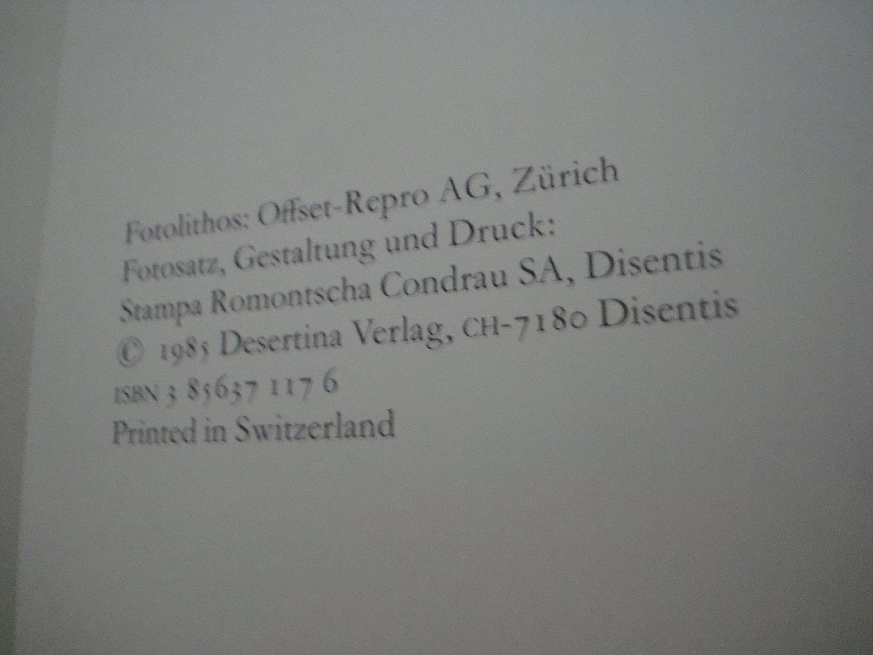 Libri: Kunstbuch - Otto Kober - Engadin - 1985 – Nuovo (secondo la descrizione) da Neuenegg venduto da flohcante 2