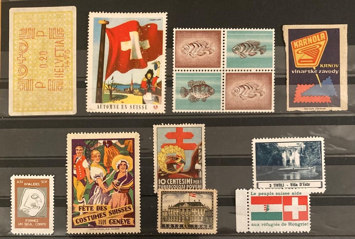 Tutti i francobolli: Vignetten u.ä. Marken / Diverses Schweiz – Usato da Hunzenschwil venduto da nixnevis