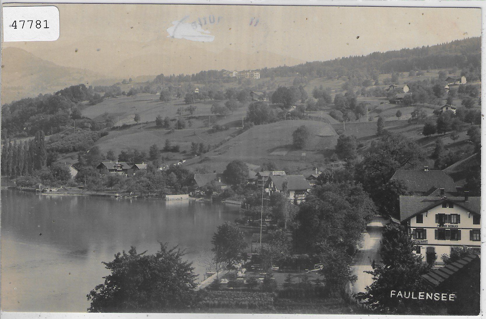 Cartoline postali: Faulensee - Generalansicht – Usato da Ettingen venduto da Kartenplanet