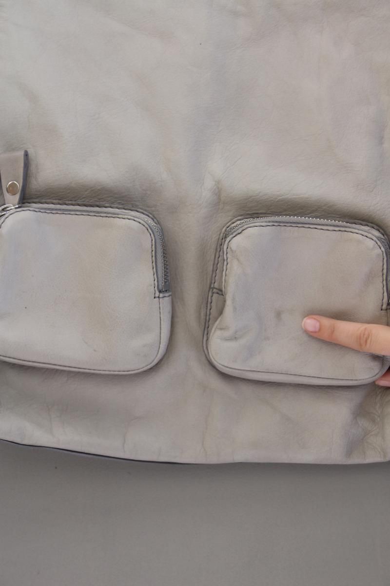 Borse da donna: René Lezard Henkeltasche grau aus Leder – Usato da Neustadt an der Waldnaab venduto da SecondLifeFashion 1