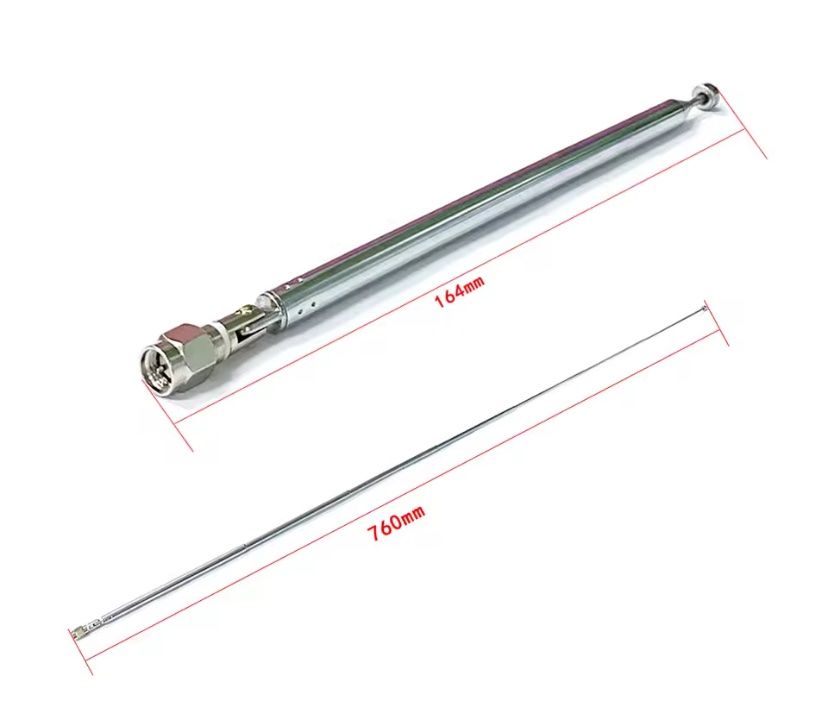 Technique de radiocom: Teleskop-Antenne mit BNC oder SMA Anschluss 765mm – Neuf avec emballage d'origine à St. Gallen par Radiomania-Schweiz 2