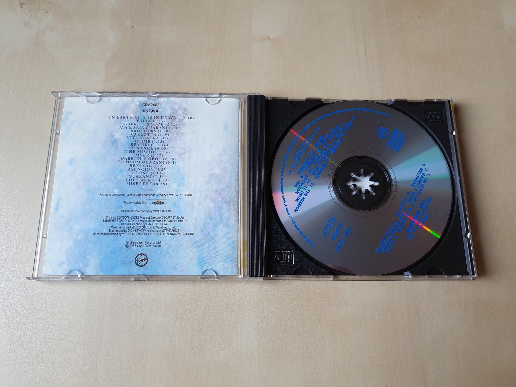 CDs: Ennio Morricone The Mission – Gebraucht aus Stansstad von collectorsshop 2