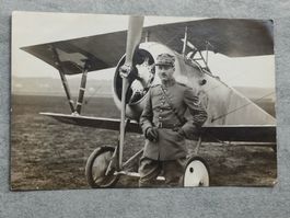 Echt Photo Karte / Oberlt. Oscar Bider Ausgabe ca. 1920