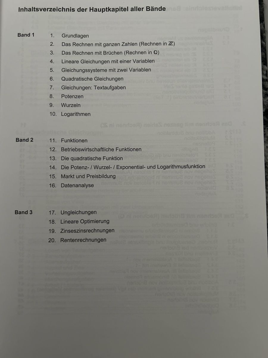 Libri: Mathematik in der Wirtschaftsschule Band 1 – Usato da Dietlikon venduto da ade_sk8v 1