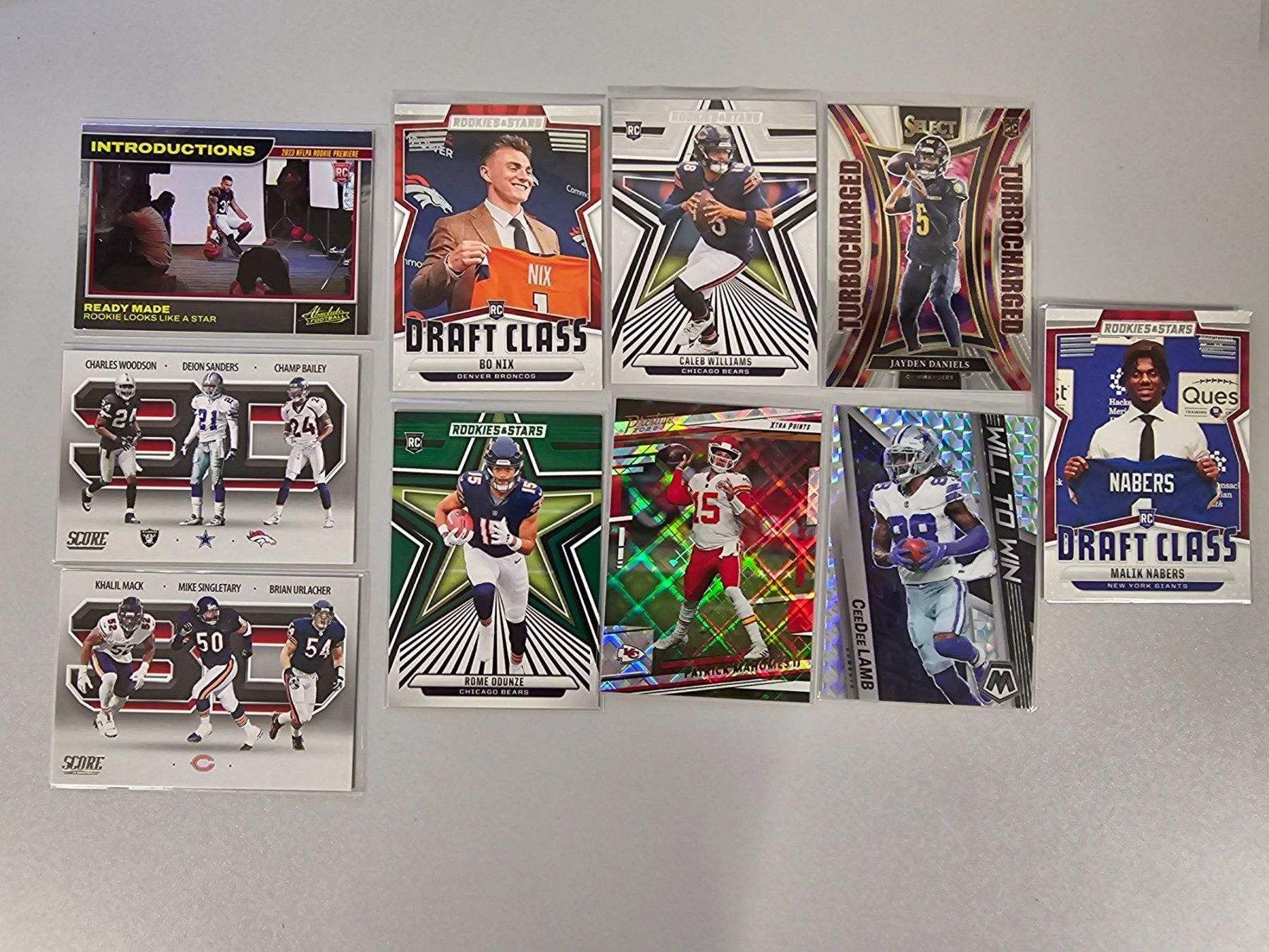 Panini Carte collezionabili: NFL Insert lot, 10 Karten inkl. Mahomes Diamonds – Usato da Arth venduto da Web_air1
