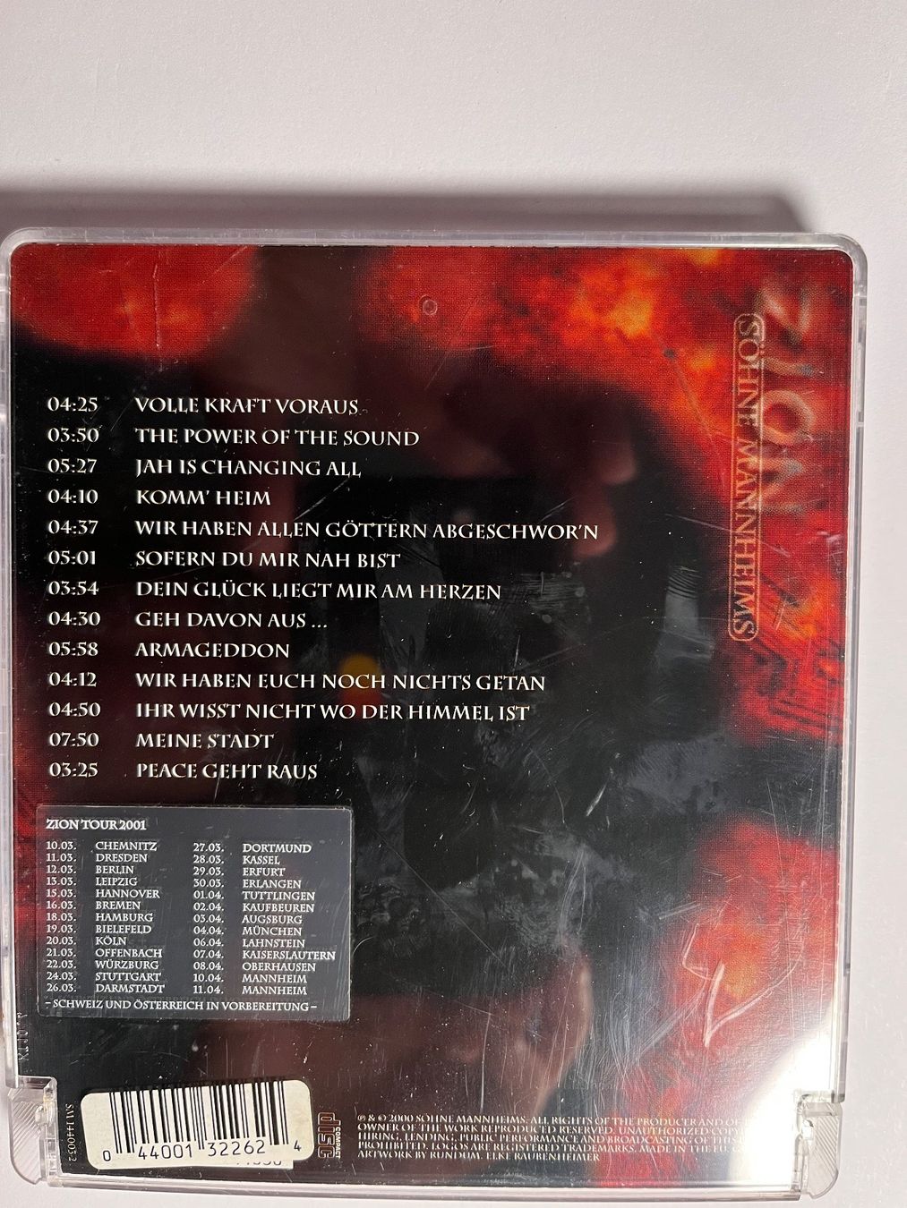 CD: CD Söhne Mannheims - Zion – Usato da Merenschwand venduto da katerchen01 1