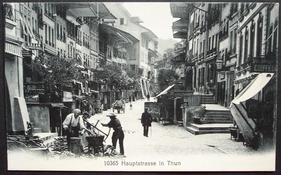 Cartes postales: THUN Hauptstrasse animée – Neuf (Voir description) à Jona par philajona