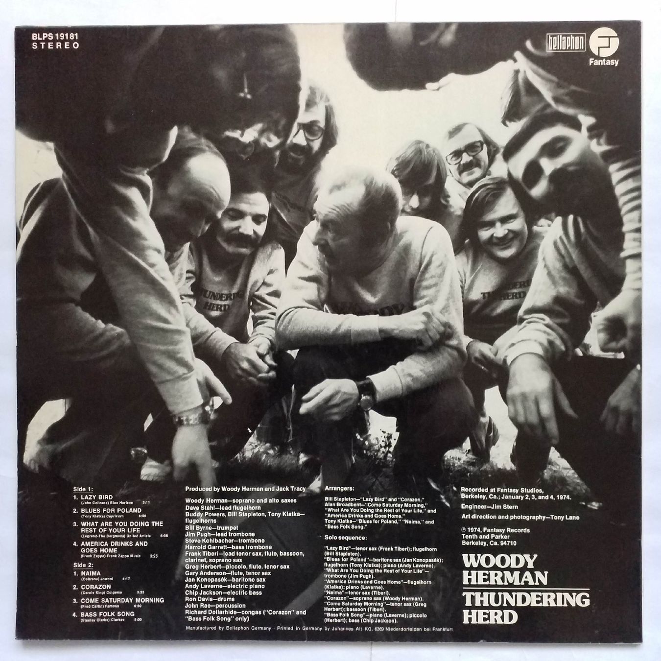 Dischi in vinile: WOODY HERMAN,  thundering herd - 1st 1974  +++++ – Usato da Yverdon-les-Bains venduto da Jacotreut 1