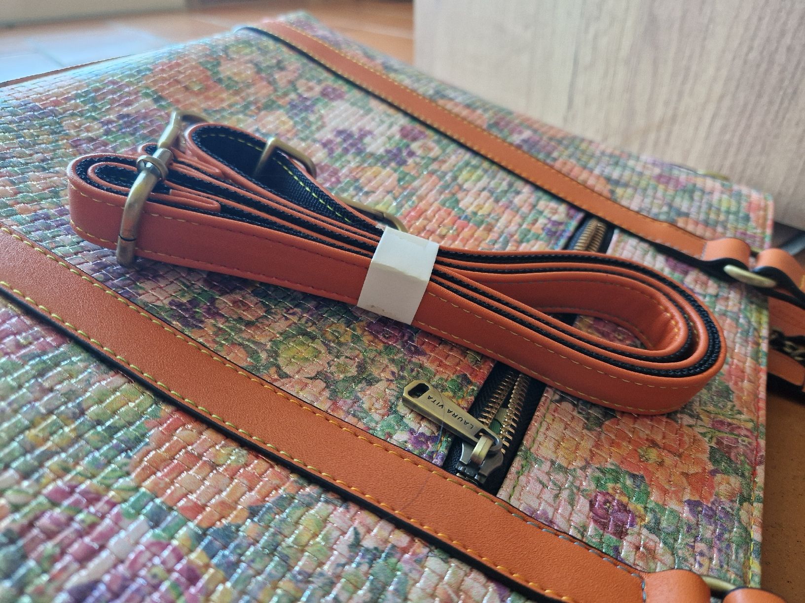 Borse da donna: Laura Vita Tasche orange-bunt – Nuovo (secondo la descrizione) da Lichtensteig venduto da Cocabana_16 5