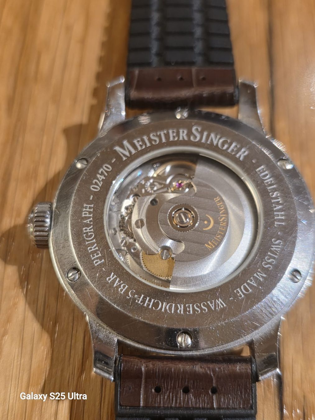 MeisterSinger Uhren: MeisterSinger Perigraph Einzeigeruhr - Top Zustand! – Gebraucht aus Welschenrohr von Fenn-60 1