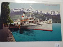 AK Salondampfer Stadt Zürich Schiff