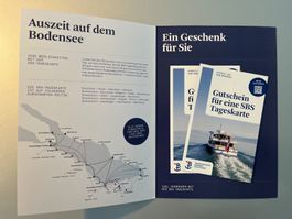 Zwei Tageskarten Bodenseeschiffahrt (99.- CHF)