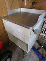 Rollwagen mit Schubladen weiss 60x60x90cm gebrauchter Zustan