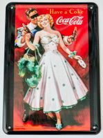 Coca-Cola Blechpostkarte (01)
