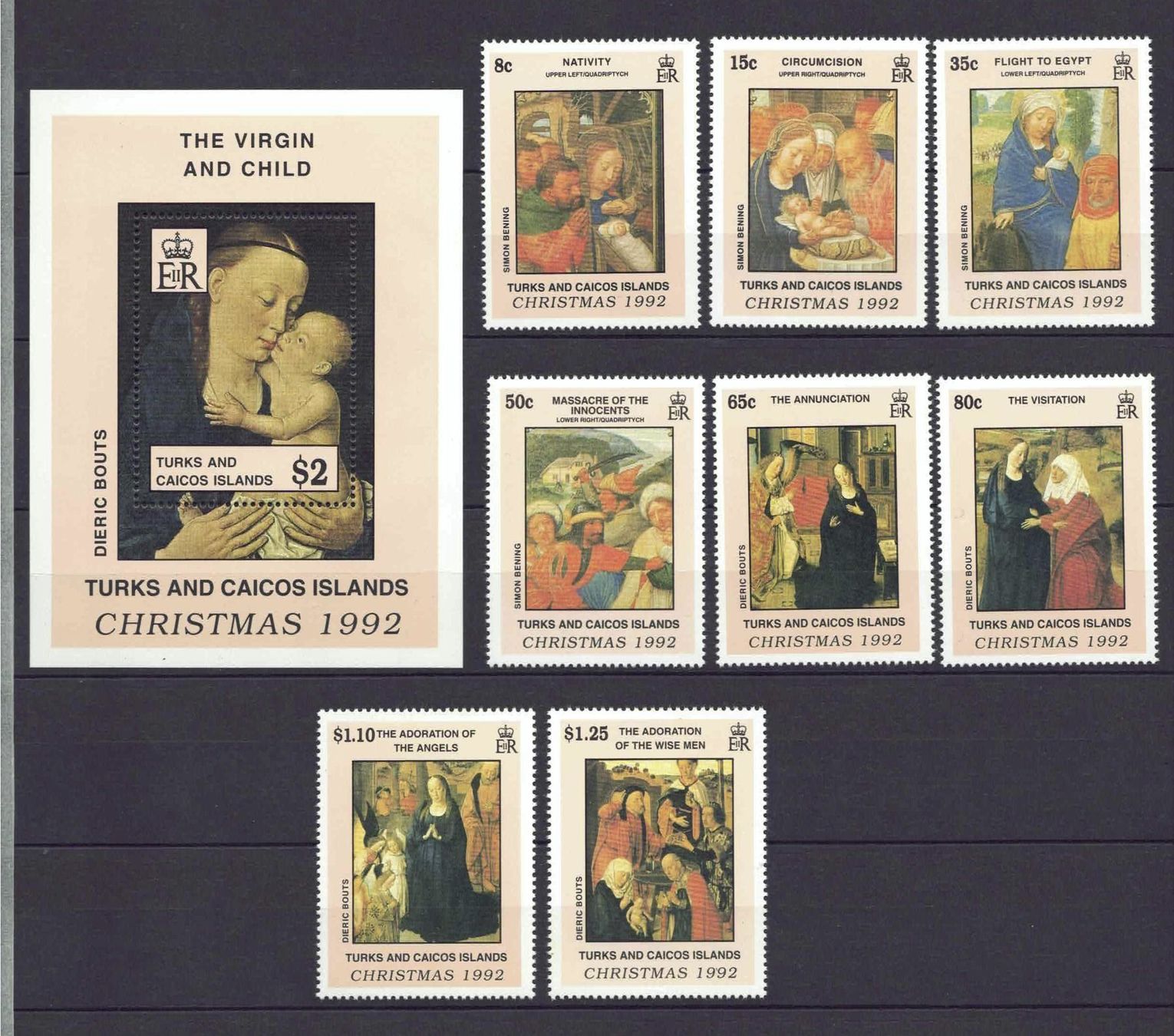 Alle Briefmarken: Turks & Caicos Sammlung Weichnachtsmotive postfr** – Gebraucht aus Basel von Pfefferschootte 7