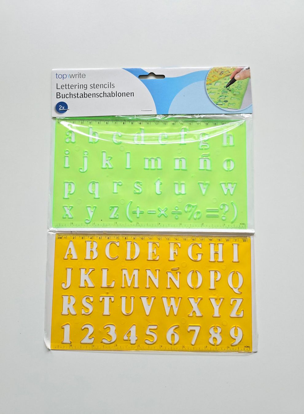 Giocattoli: 2 Schablonen Buchstaben NEU – Nuovo (secondo la descrizione) da Dättlikon venduto da Wundertuete_