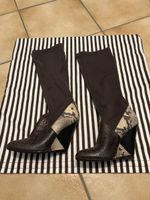 Bottes à talon compensé Just Cavalli serpent pointure 38