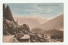 Ansichtskarte Strada del Lucomagno Pizzo Valrhein 1921