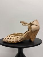 La Garconne Sandalen Keilabsatz Beige 36 Brigitte Mestizo