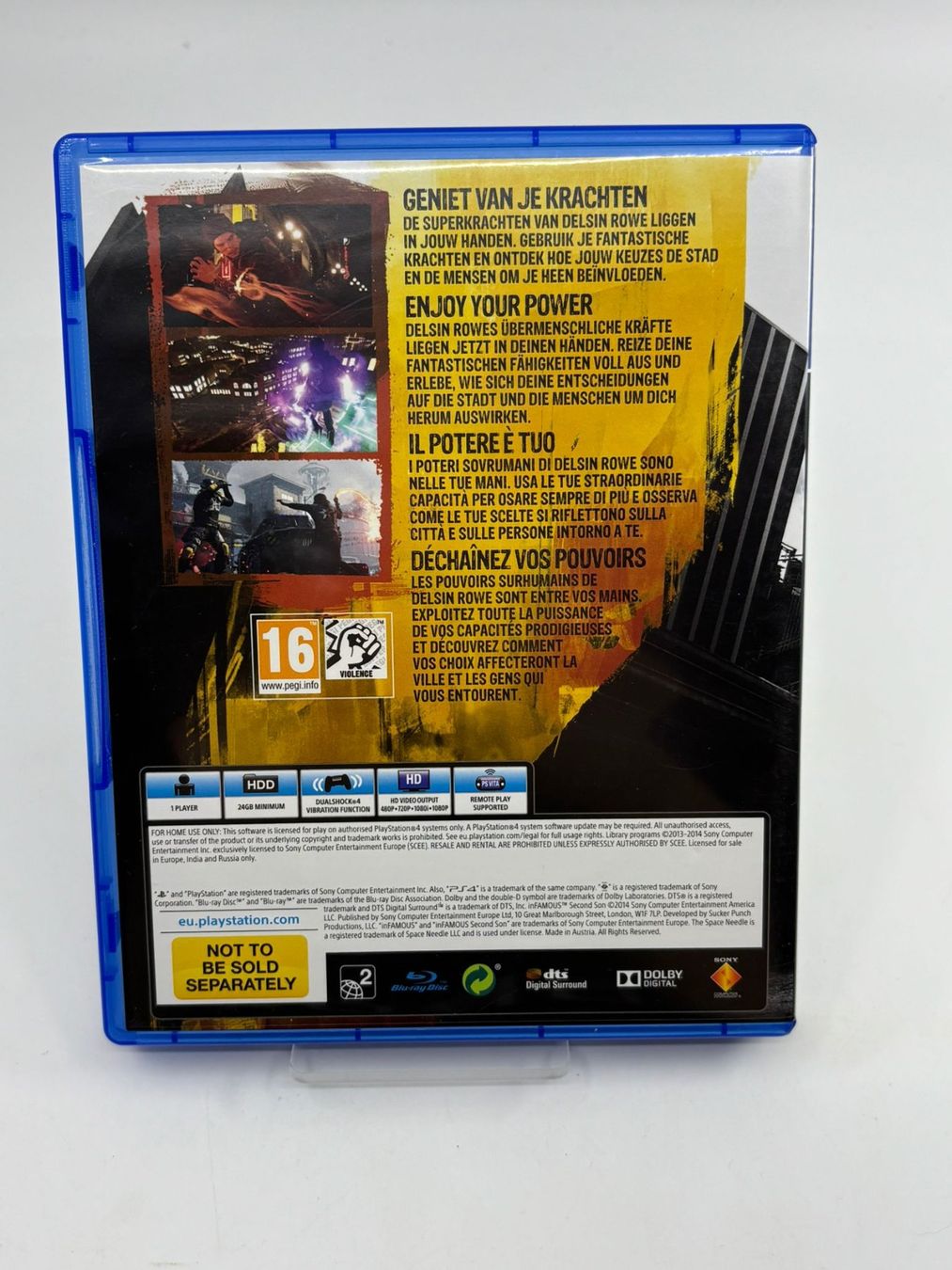 Spiele: inFamous Second Son (PS4) – Gebraucht aus Herisau von Seyashop1 2
