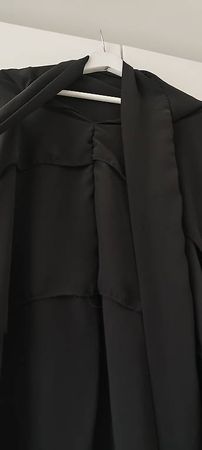 Chiffon-Khimar schwarz
