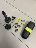 Barttrimmer Philips OneBlade mit Zubehör und Tasche