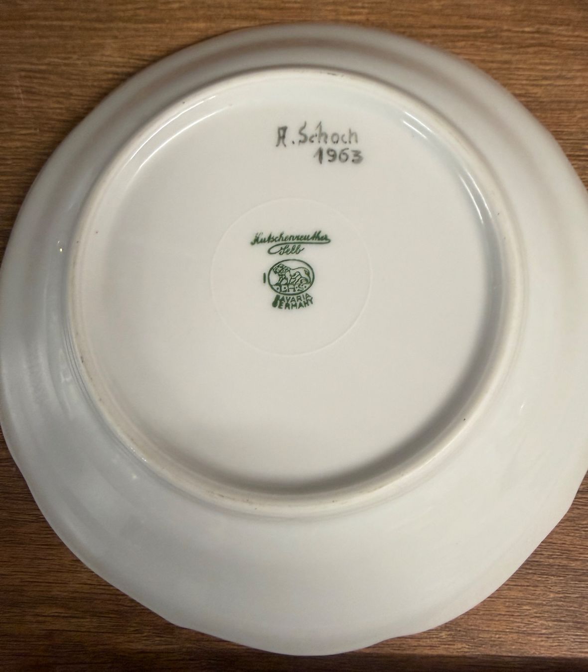 Piatti: Hutschenreuther Teller, Bavaria, zartes Blumenmuster, 1963 – Usato da Nussbaumen AG venduto da olitech5415 2