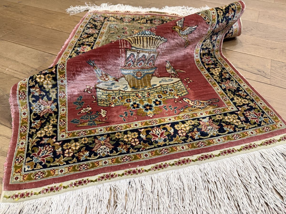 Tappeti: Hereke Özipek 76 x 53 cm - Seidenteppich – Usato da Bennau venduto da Mayer_Carpets 3