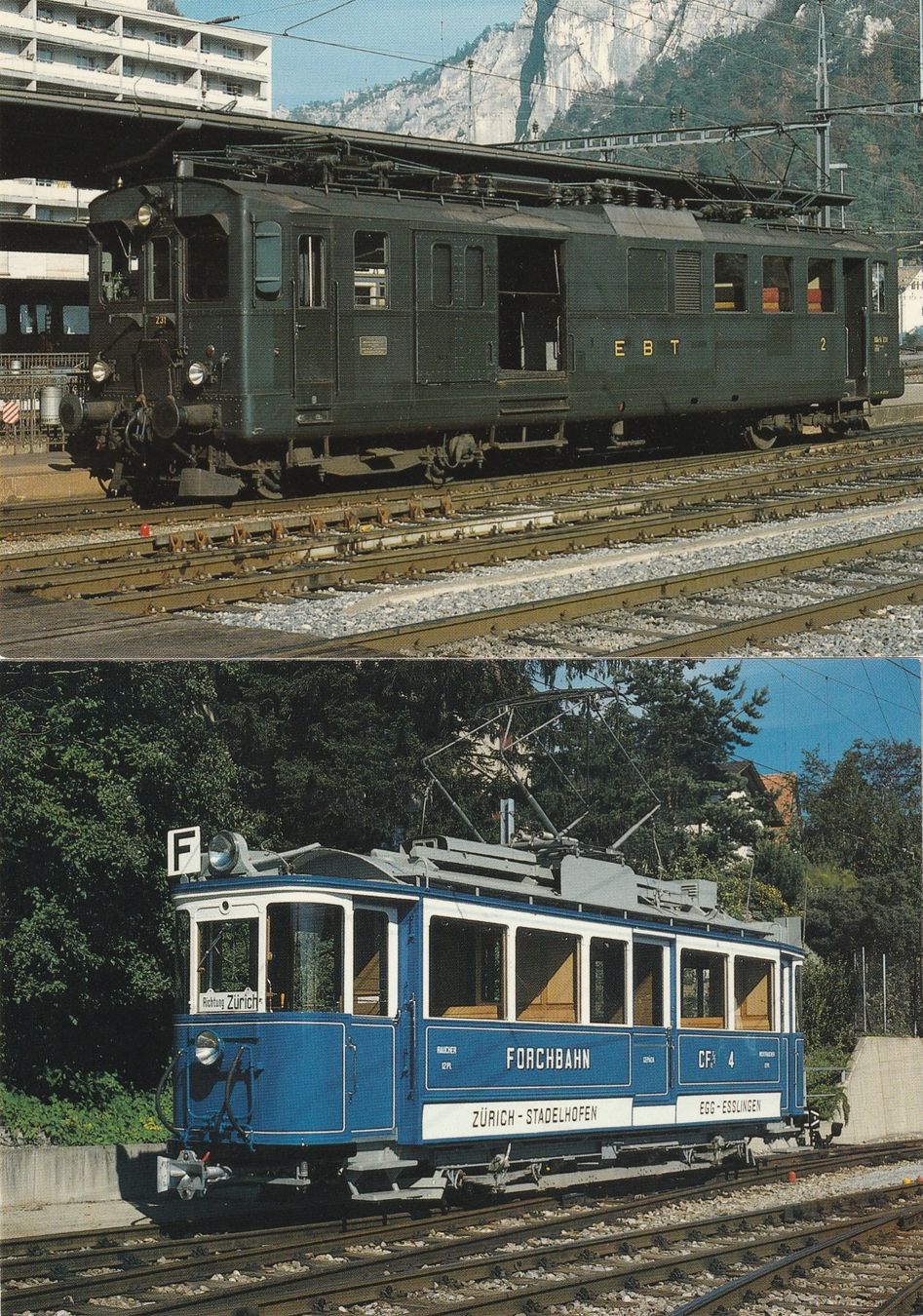 Ansichtskarten: 42 Ak Schweizer Bahnen – Gebraucht aus Rorschacherberg von fratovi2 5
